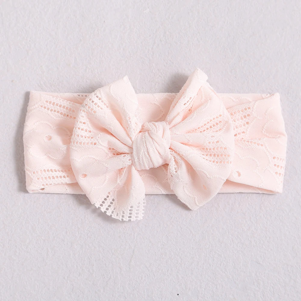 1pcs Bow Baby Head Band for Children Lace Baby Headbands Newborn Soft Headband Turban Kids Headwear Baby Hair Accessories Girl