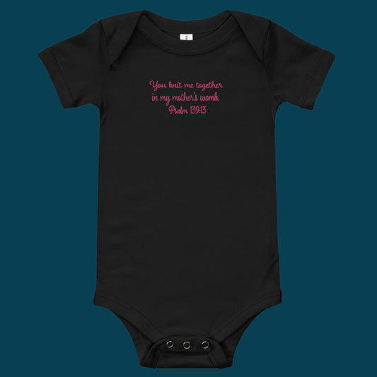 bible Baby short sleeve one piece