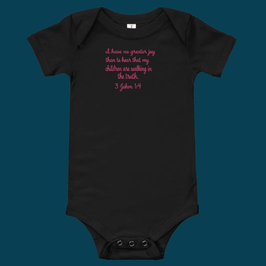 bible Baby short sleeve one piece