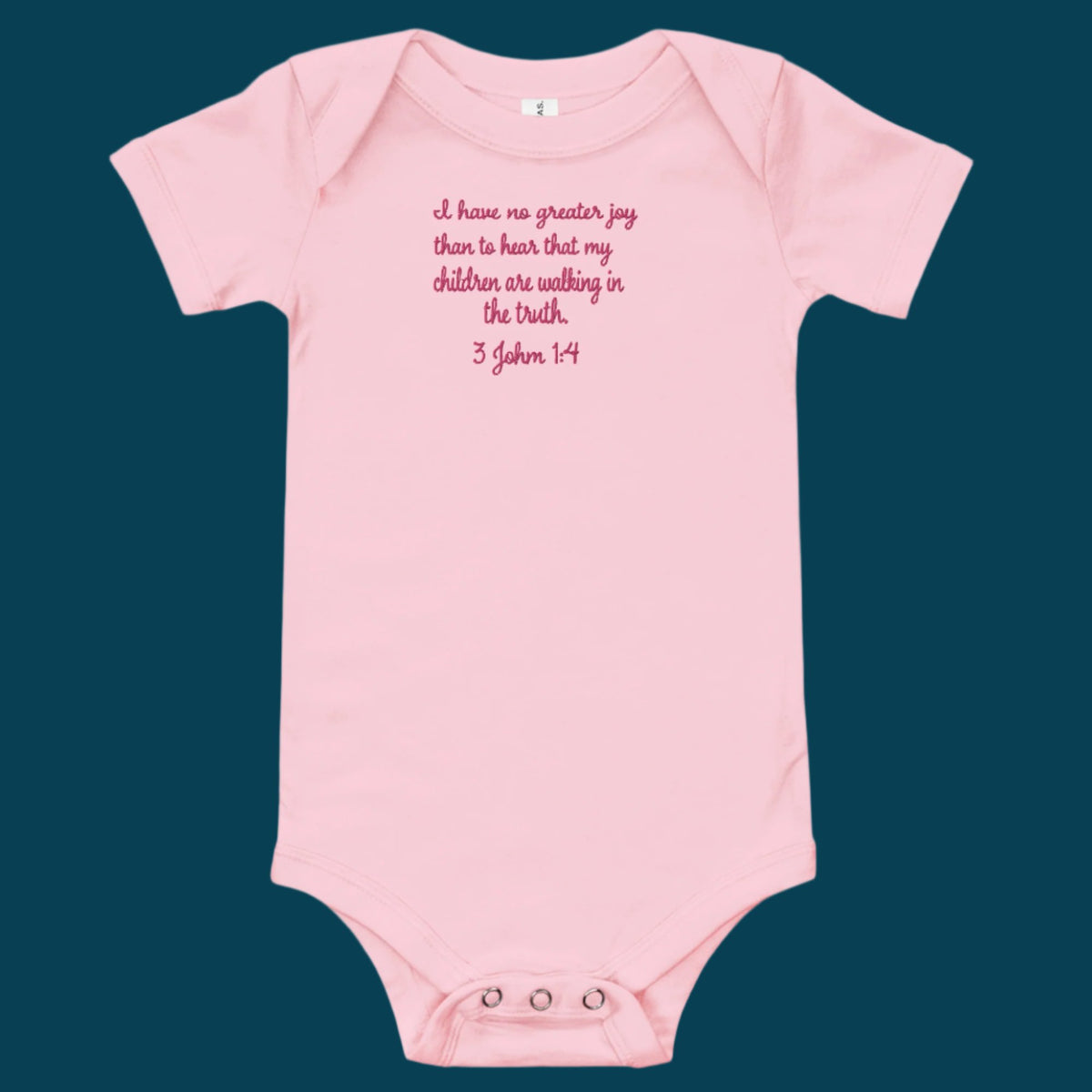 bible Baby short sleeve one piece