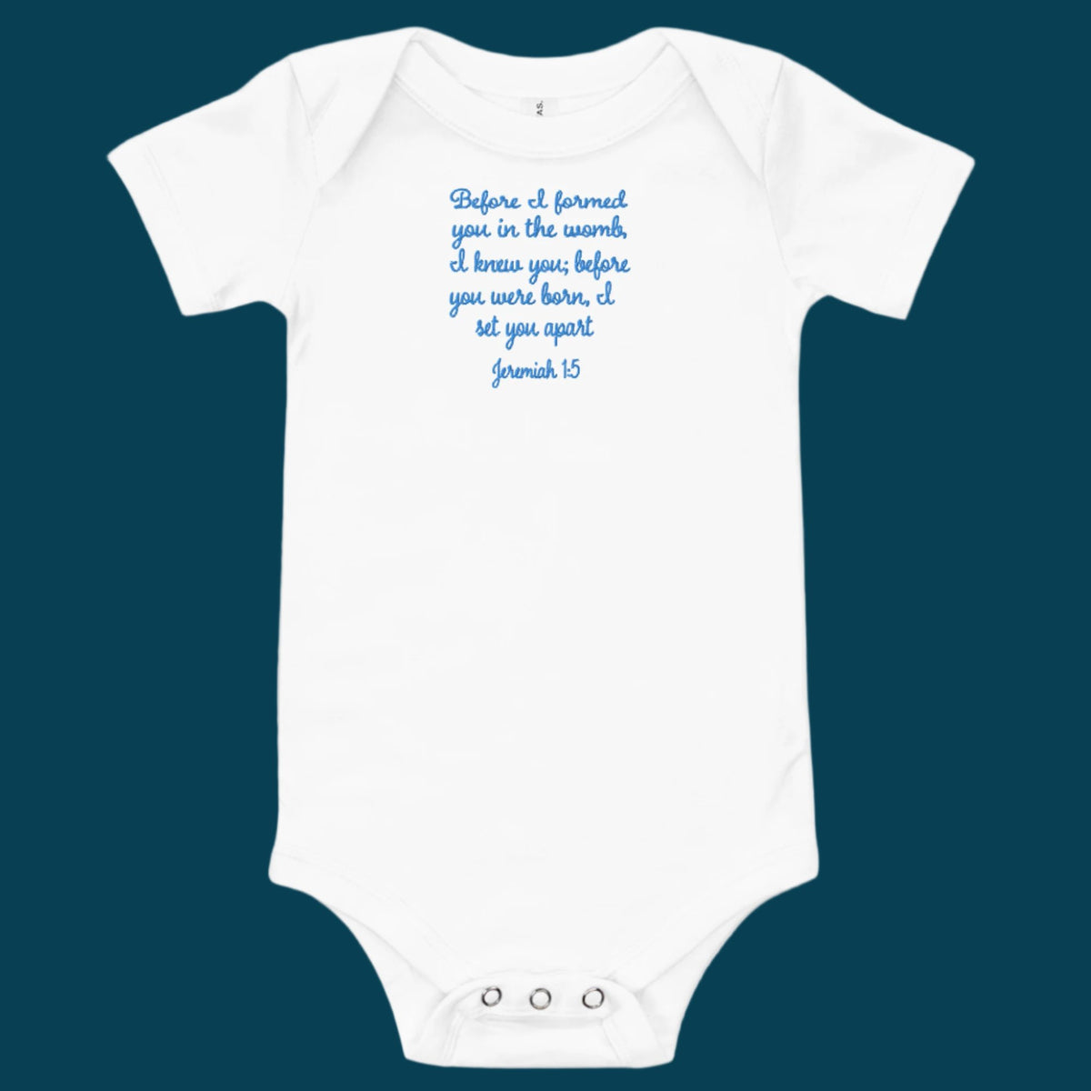 bible Baby short sleeve one piece