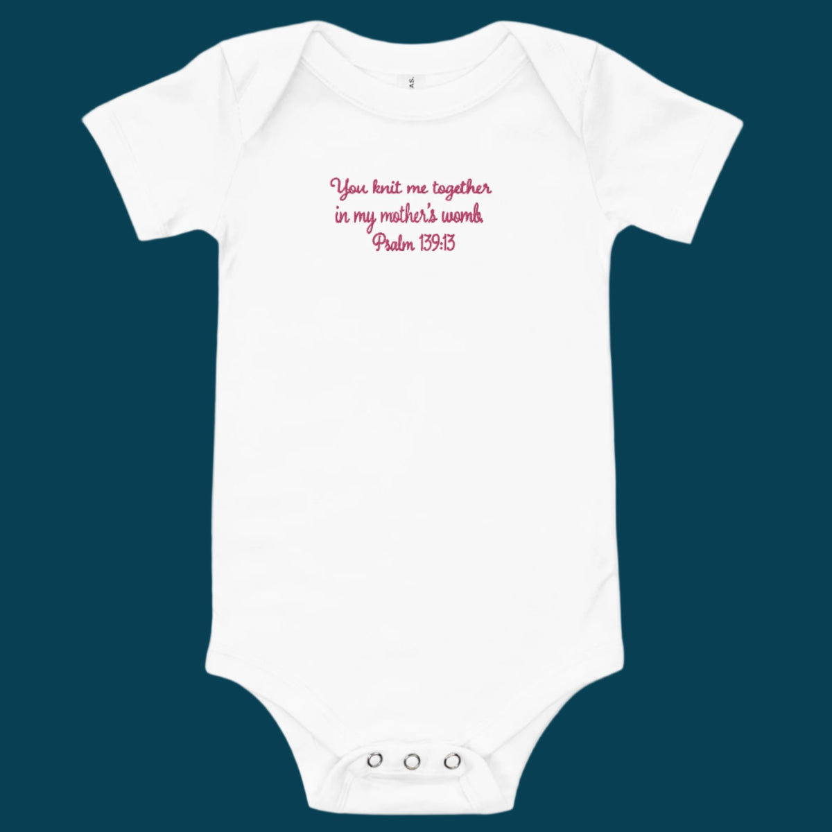bible Baby short sleeve one piece