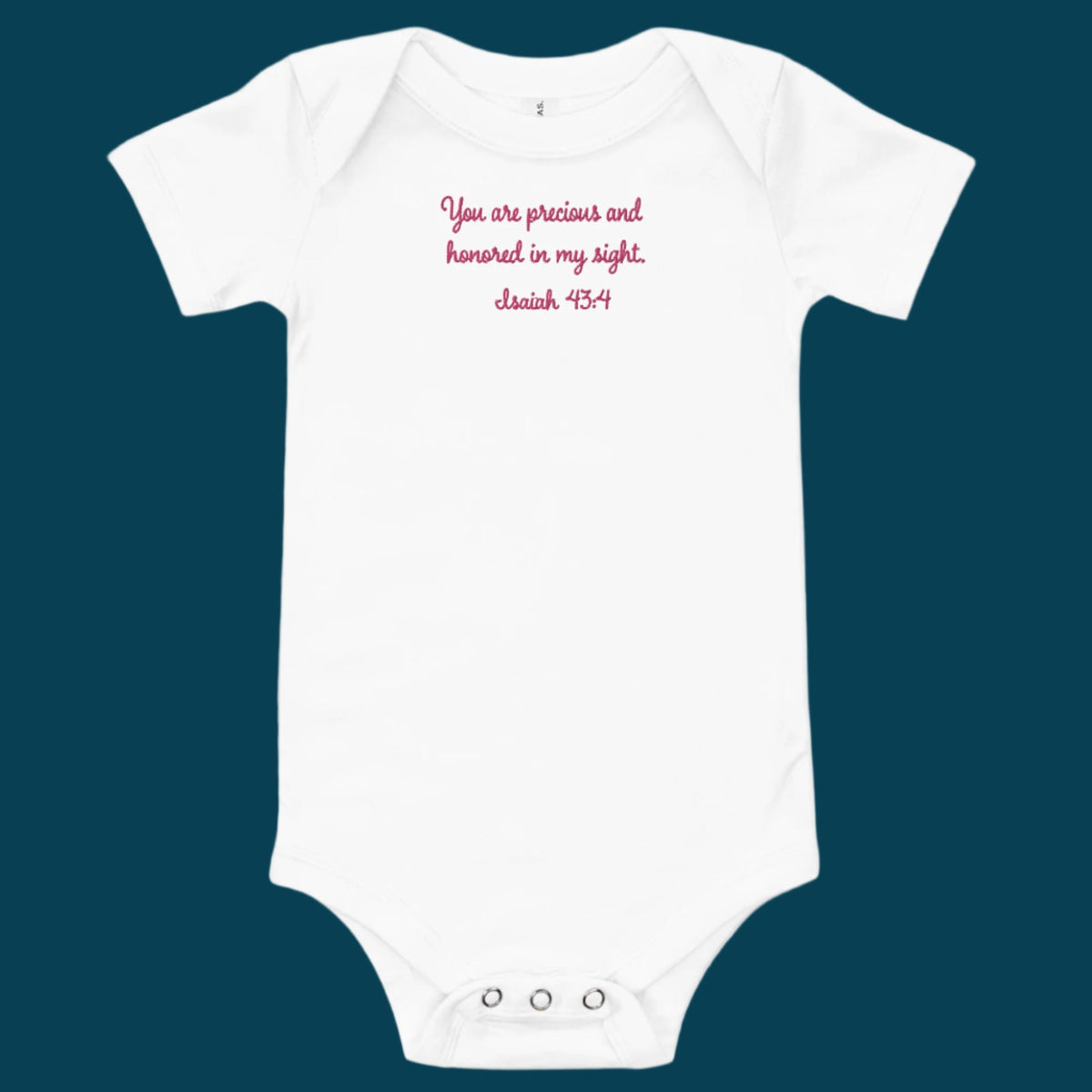 bible Baby short sleeve one piece