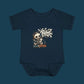 Rebel Milk & Mayhem Infant Bodysuit - Cute Skull Baby Onesie