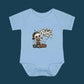 Rebel Milk & Mayhem Infant Bodysuit - Cute Skull Baby Onesie