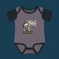 Rebel Milk & Mayhem Infant Bodysuit - Cute Skull Baby Onesie