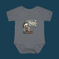 Rebel Milk & Mayhem Infant Bodysuit - Cute Skull Baby Onesie