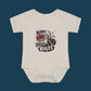 "Born to Break the Rules" Baby Bodysuit – Cute Rebel Infant Onesie (Motorcycle Skeleton Design)