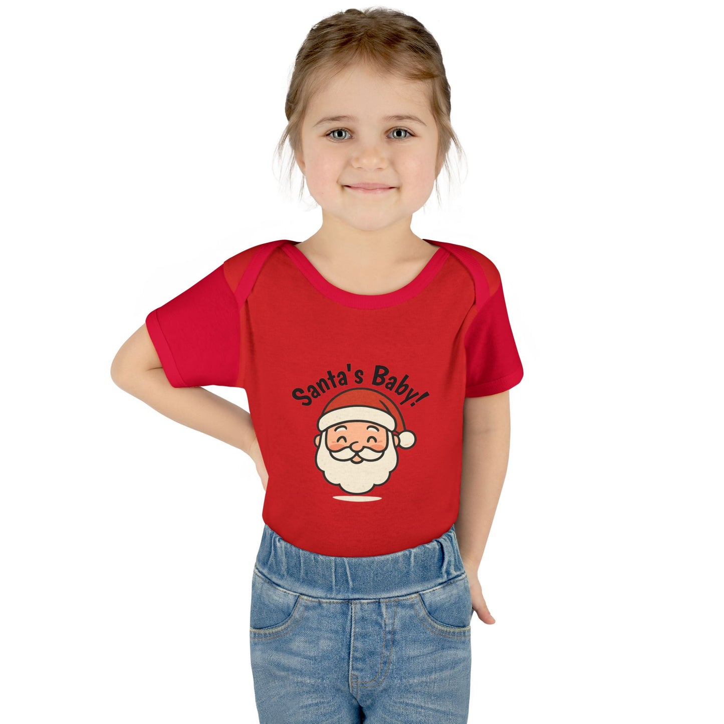 Santa's Baby Infant Bodysuit - Cute Christmas Baby Onesie