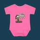 Rebel Milk & Mayhem Infant Bodysuit - Cute Skull Baby Onesie