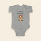 Infant Bodysuit - "My First Christmas" Reindeer Baby Onesie