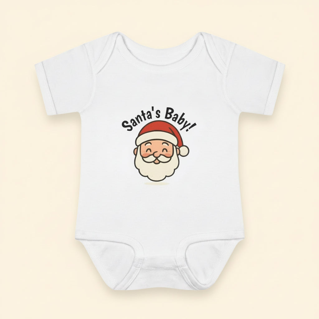 Santa's Baby Infant Bodysuit - Cute Christmas Baby Onesie