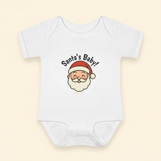 Santa's Baby Infant Bodysuit - Cute Christmas Baby Onesie