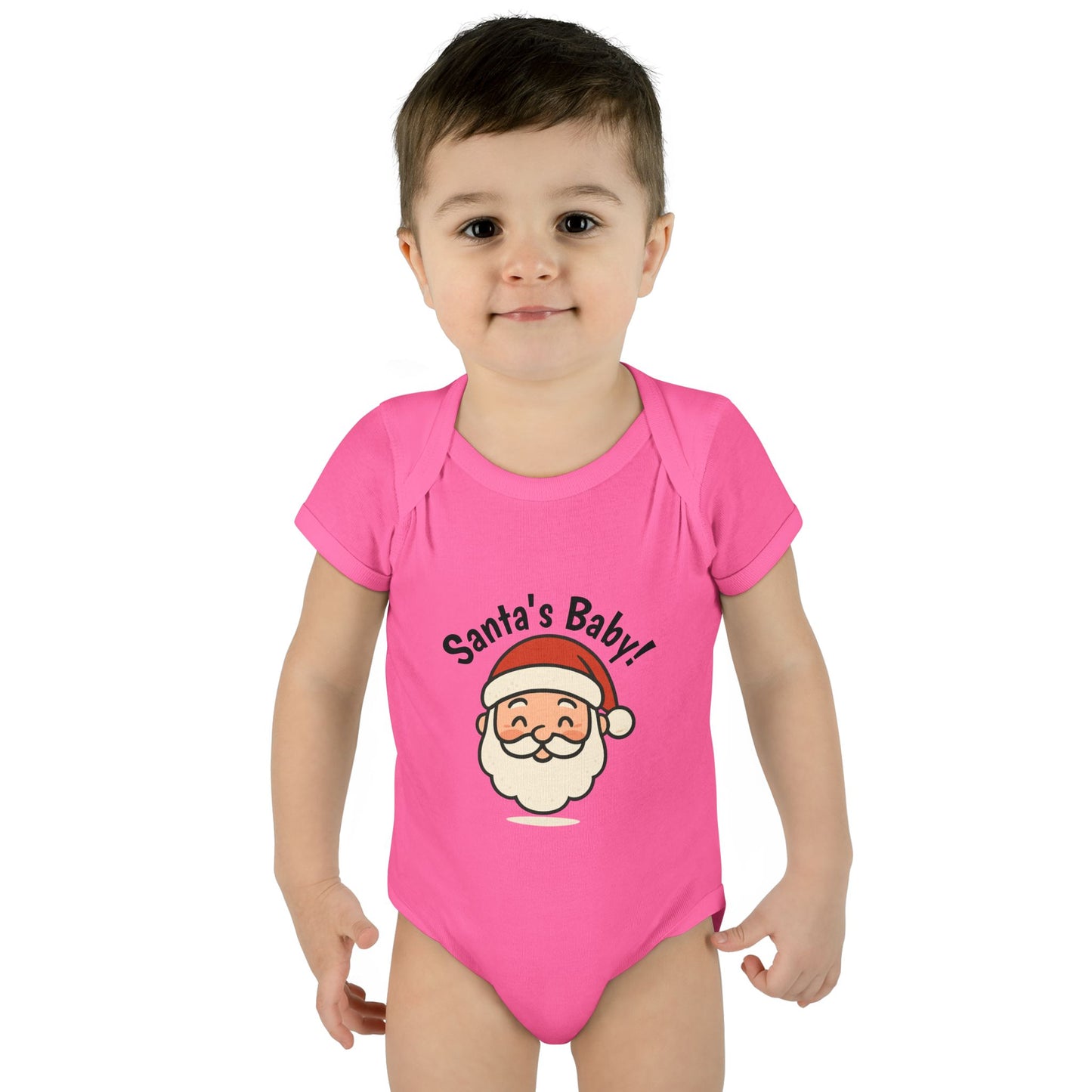 Santa's Baby Infant Bodysuit - Cute Christmas Baby Onesie