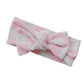 Baby and Toddler Girl Black or Pink Checkered Headband