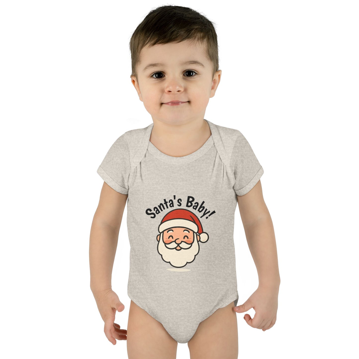 Santa's Baby Infant Bodysuit - Cute Christmas Baby Onesie