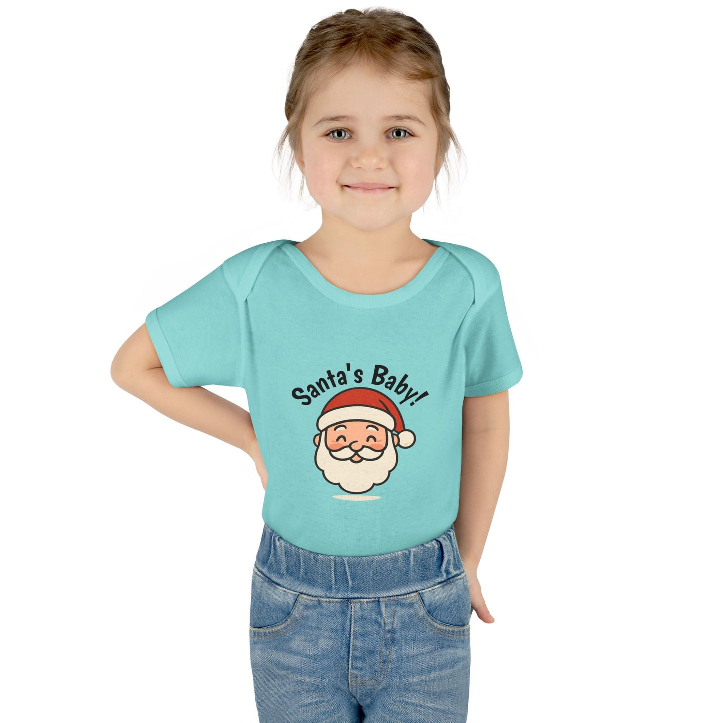 Santa's Baby Infant Bodysuit - Cute Christmas Baby Onesie