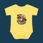 "Born to Break the Rules" Baby Bodysuit – Cute Rebel Infant Onesie (Motorcycle Skeleton Design)