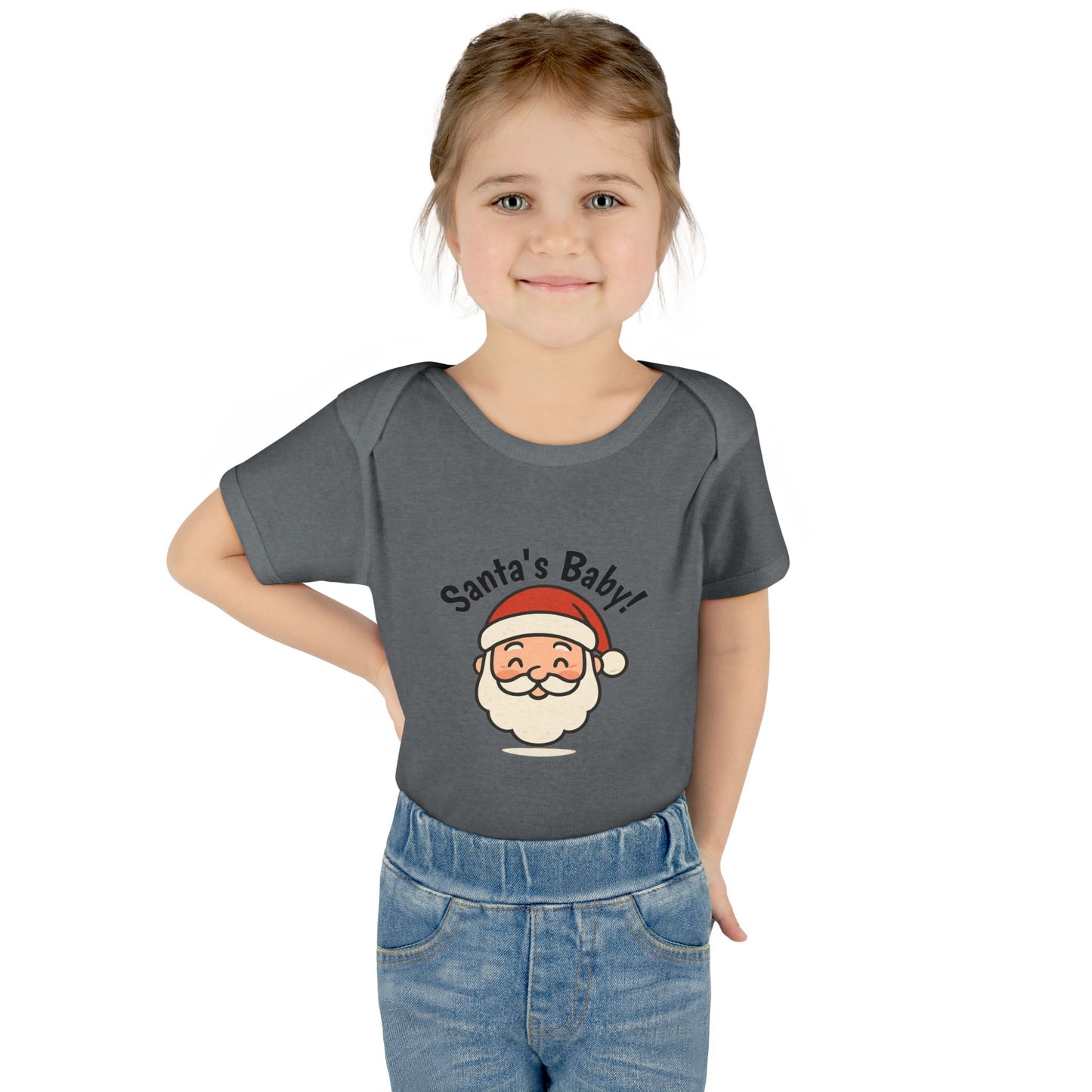 Santa's Baby Infant Bodysuit - Cute Christmas Baby Onesie