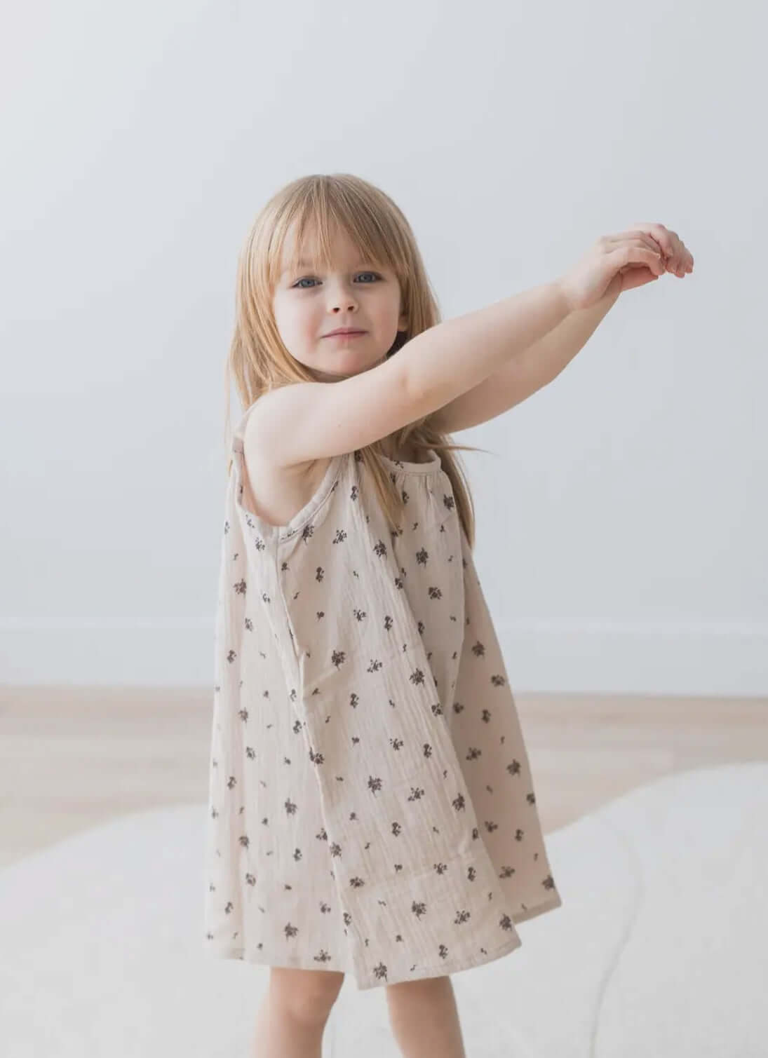 Baby and Toddler Girl Floral Dress for Fall