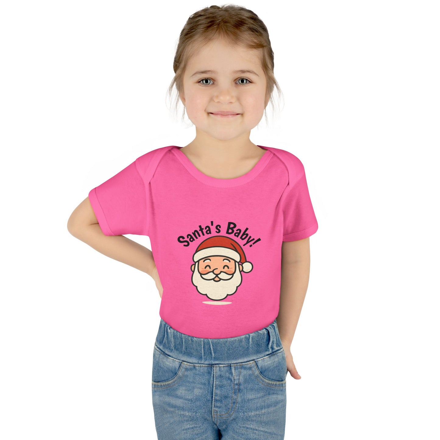 Santa's Baby Infant Bodysuit - Cute Christmas Baby Onesie