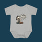 Rebel Milk & Mayhem Infant Bodysuit - Cute Skull Baby Onesie