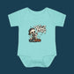 Rebel Milk & Mayhem Infant Bodysuit - Cute Skull Baby Onesie