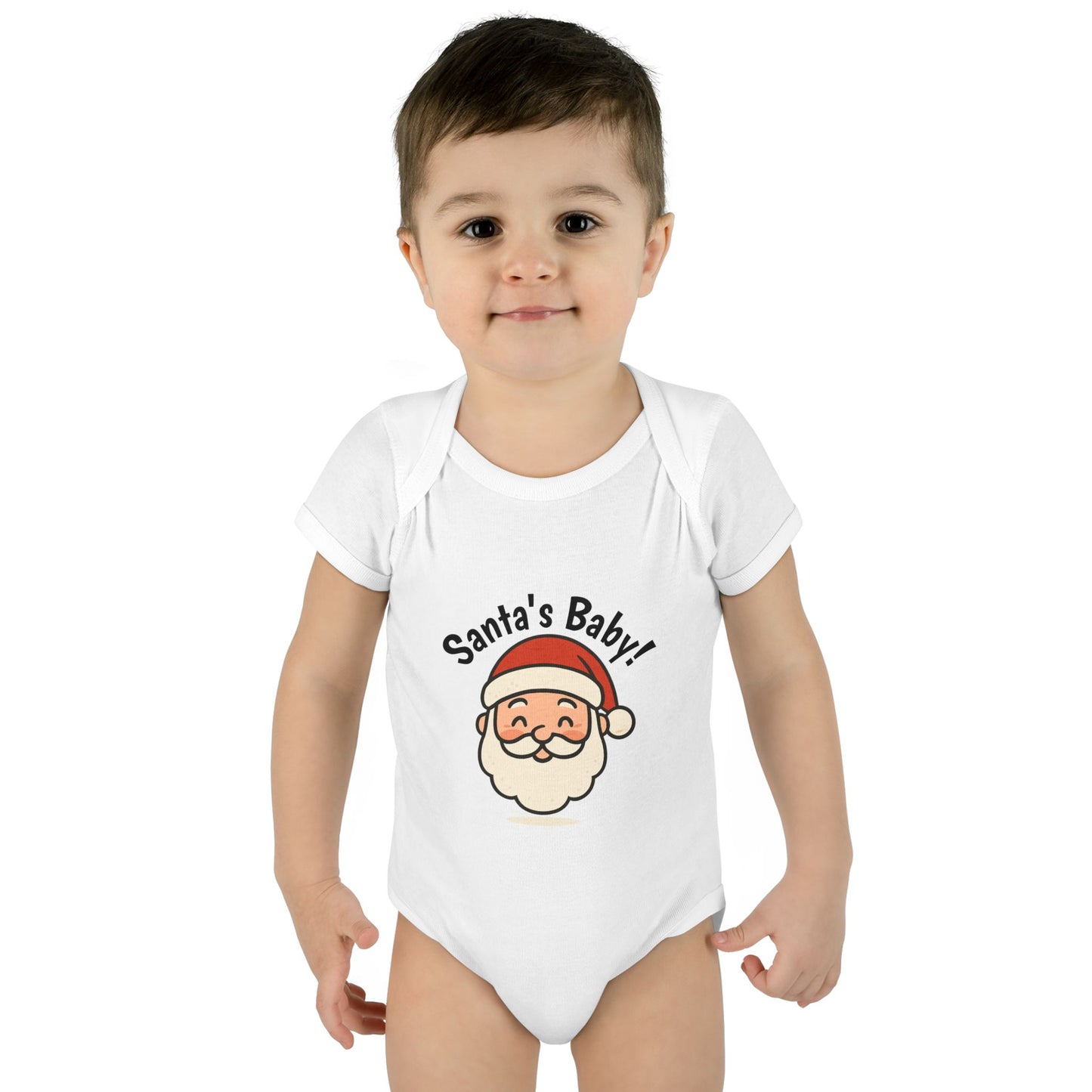 Santa's Baby Infant Bodysuit - Cute Christmas Baby Onesie