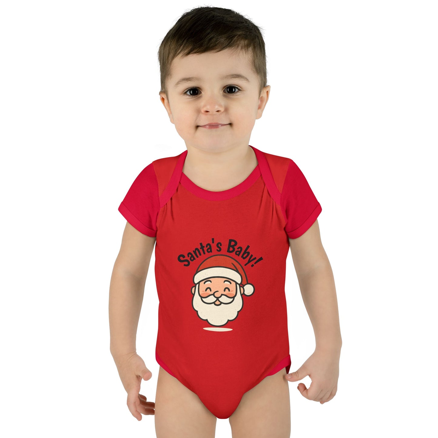 Santa's Baby Infant Bodysuit - Cute Christmas Baby Onesie