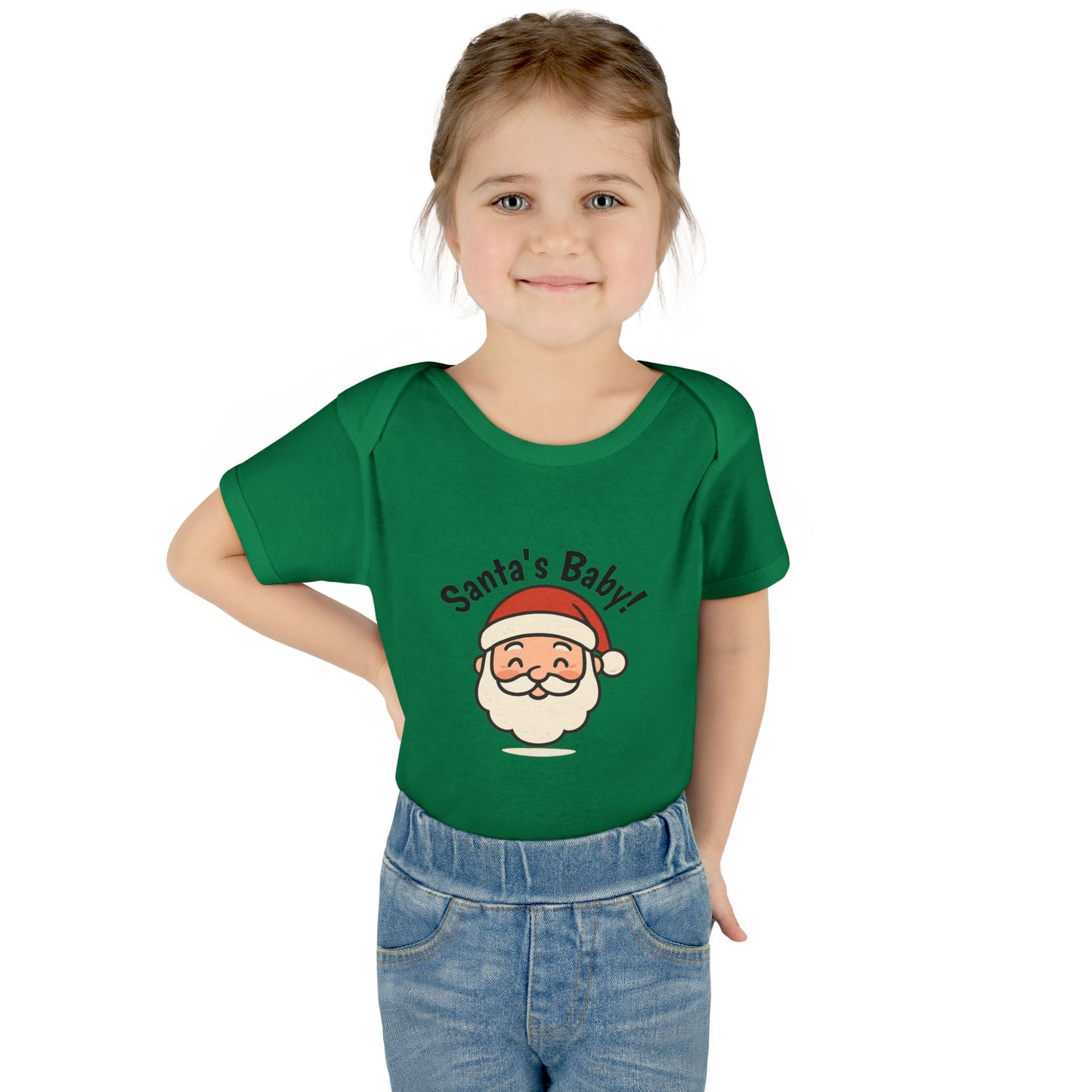 Santa's Baby Infant Bodysuit - Cute Christmas Baby Onesie