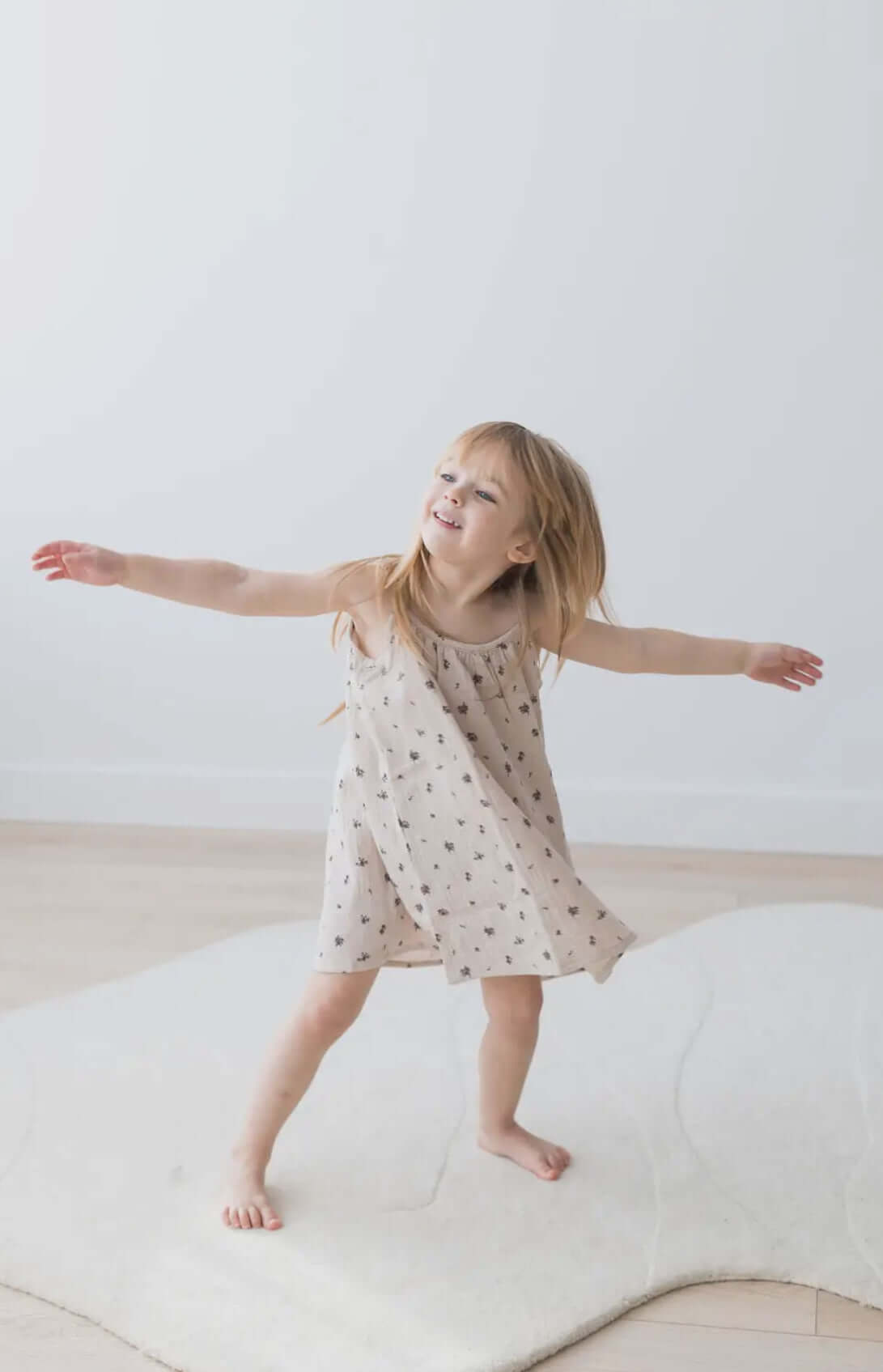 Baby and Toddler Girl Floral Dress for Fall
