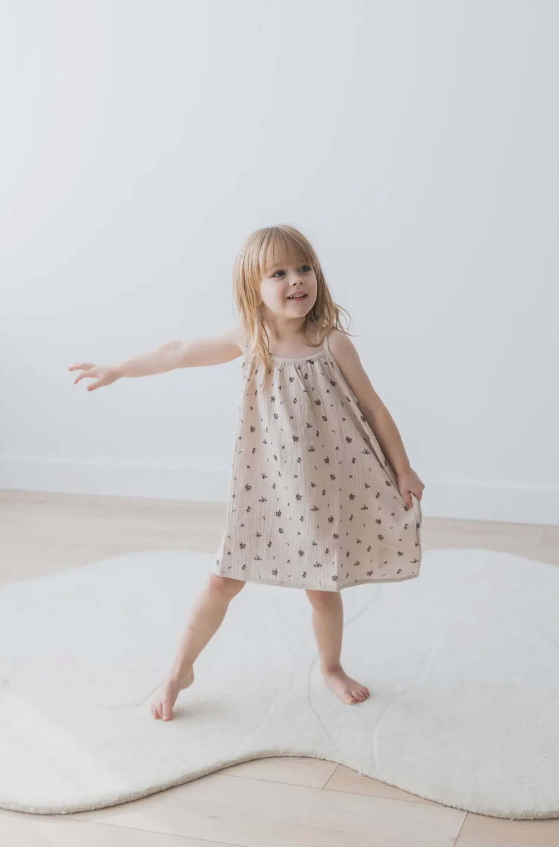Baby and Toddler Girl Floral Dress for Fall