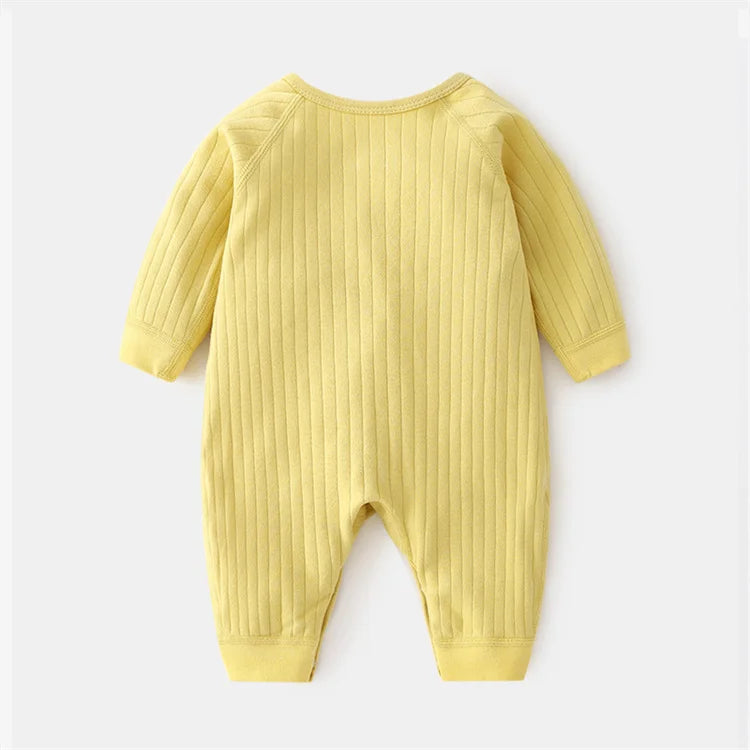 Newborn Cotton Baby Romper, Soft Casual Jumpsuit