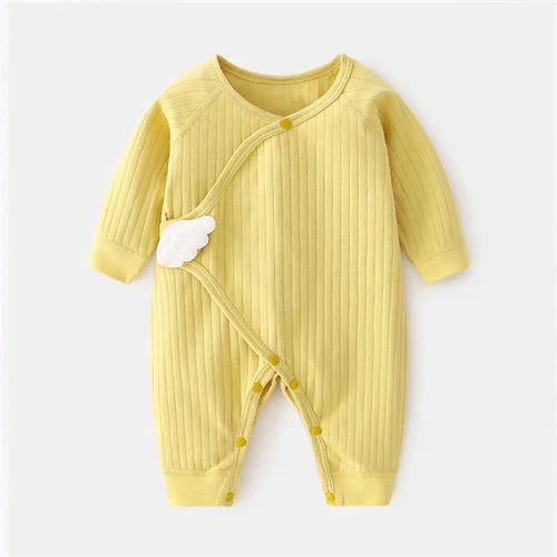 Newborn Cotton Baby Romper, Soft Casual Jumpsuit