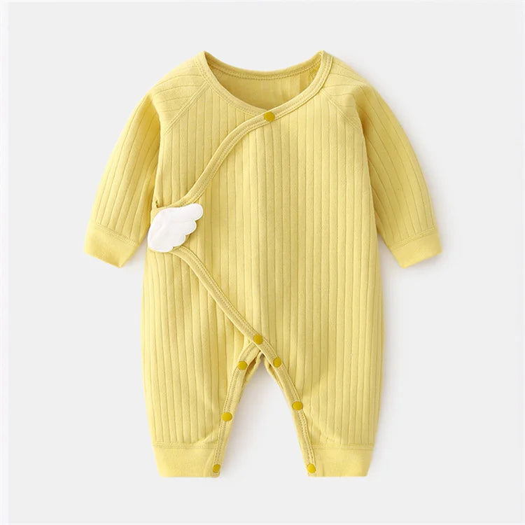 Newborn Cotton Baby Romper, Soft Casual Jumpsuit