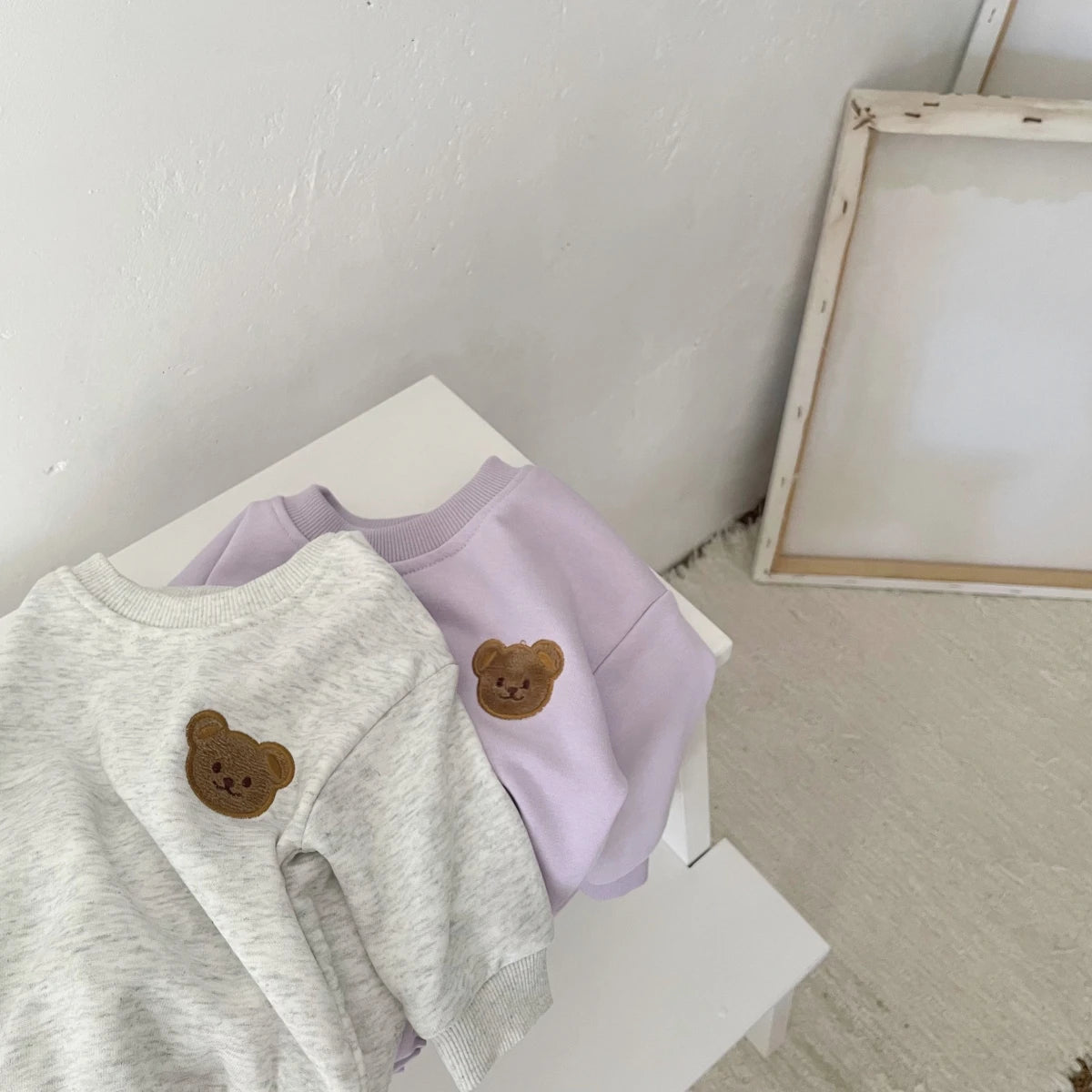 Baby Boys Girls Bodysuit Spring Autumn Newborn Clothes Little Bear Logo Cotton Long Sleeves Newborn Clothes for New Born Baby