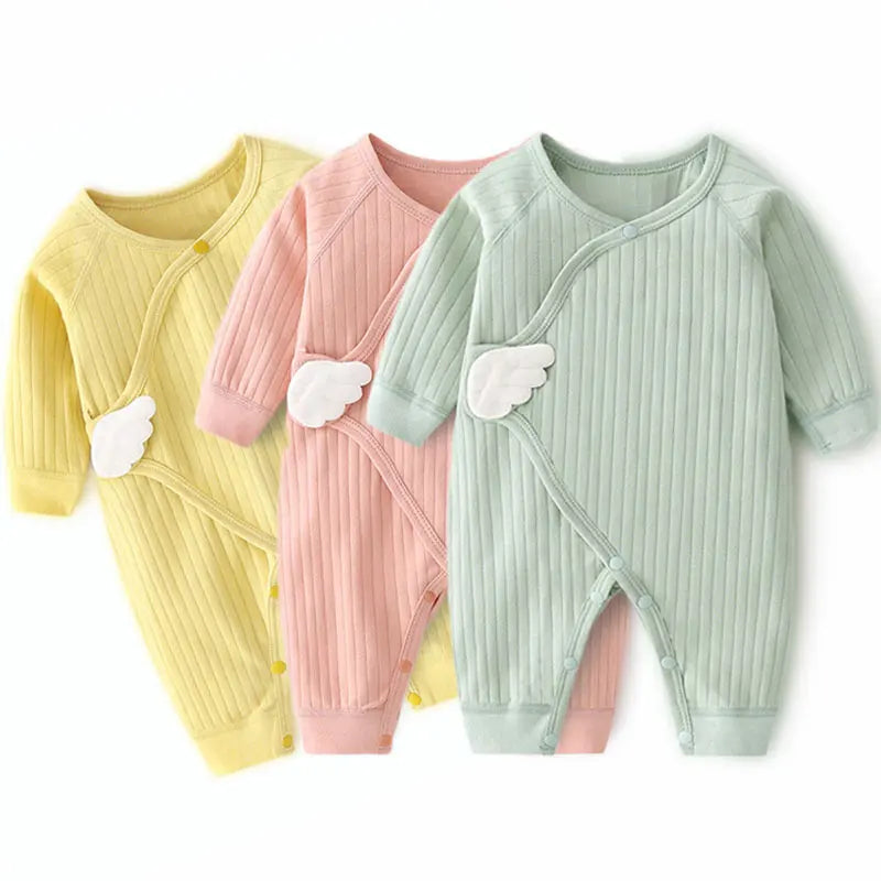 Newborn Cotton Baby Romper, Soft Casual Jumpsuit