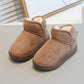 Winter Baby Girl Shoes New Toddler Snow Boots Children Infant Plush Warm Kids Short Boots Boys Cotton Shoes Size 15-24