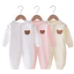 Bear Newborn Jumpsuit Cotton Autumn Spring Baby Romper Toddler Girls Boys Clothes Infant One-Piece Kids Onesie Home Leisure Wear