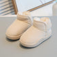 Winter Baby Girl Shoes New Toddler Snow Boots Children Infant Plush Warm Kids Short Boots Boys Cotton Shoes Size 15-24