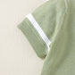 Baby Cotton Knit Top & Shorts Set, Soft and Breathable