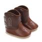 Western Cowboy Princess Baby Boots 0-18M Infant Pre-Walker Shoes Soft Sole Embroidered Footwear for Newborn Girls