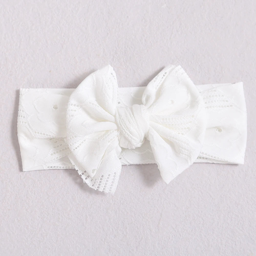 1pcs Bow Baby Head Band for Children Lace Baby Headbands Newborn Soft Headband Turban Kids Headwear Baby Hair Accessories Girl