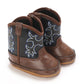 Western Cowboy Princess Baby Boots 0-18M Infant Pre-Walker Shoes Soft Sole Embroidered Footwear for Newborn Girls