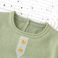 Baby Cotton Knit Top & Shorts Set, Soft and Breathable
