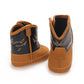 Western Cowboy Princess Baby Boots 0-18M Infant Pre-Walker Shoes Soft Sole Embroidered Footwear for Newborn Girls