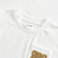 Baby 2Pcs Children Clothes Embroidered Little Bear T-Shirts+Loose Shorts Boys Girls Infant Sets Toddler Clothes Summer Clothes