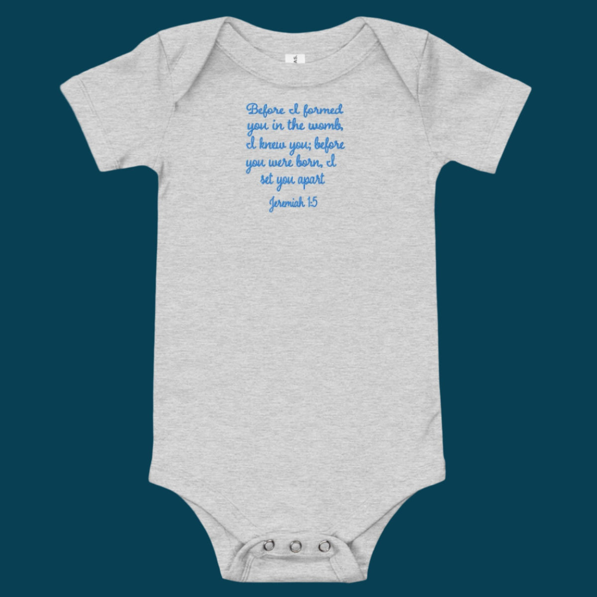 bible Baby short sleeve one piece