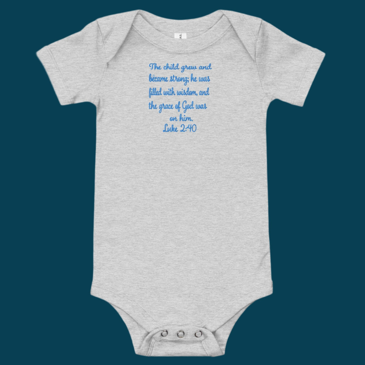 bible Baby short sleeve one piece