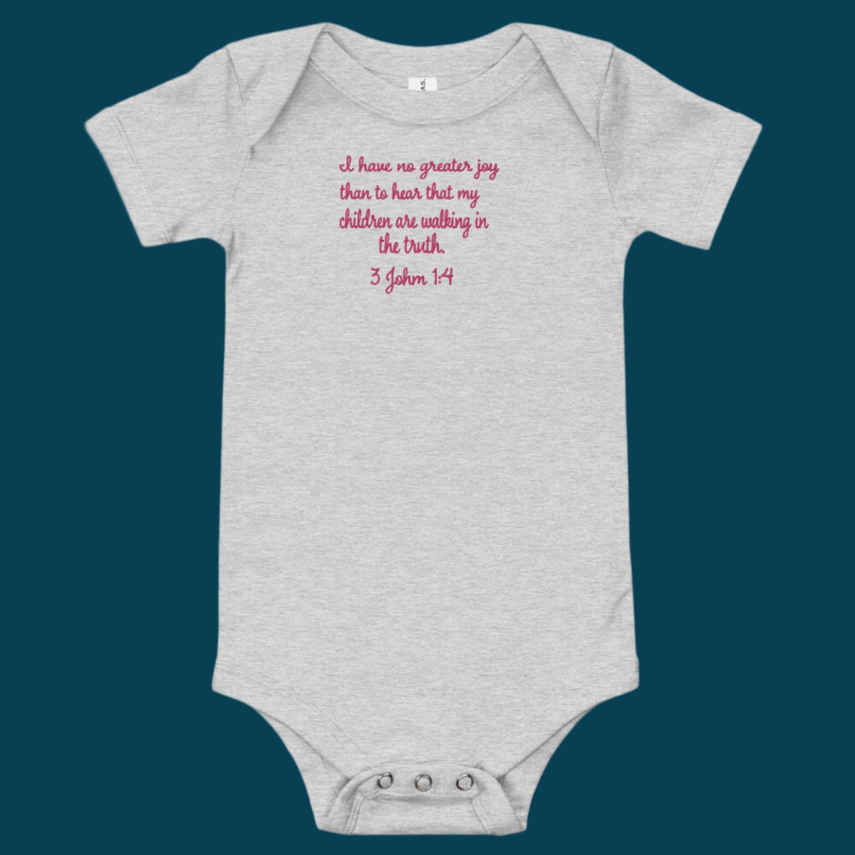 bible Baby short sleeve one piece